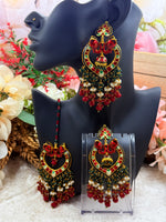 Load image into Gallery viewer, शिल्प हाथी टिक्का बाली सेट