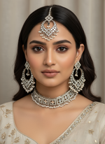 Load image into Gallery viewer, नवी मिरर चोकर सेट