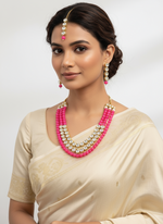 Load image into Gallery viewer, Kajal Glass Kundan Mala