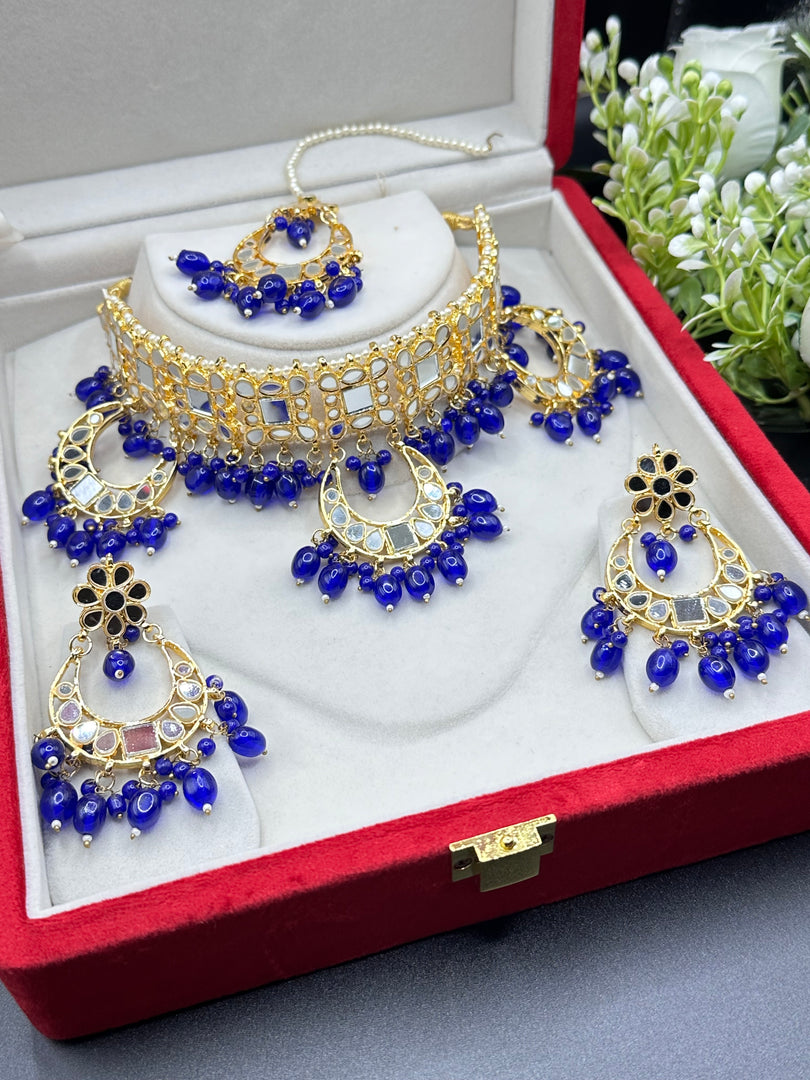 Pakis Trending Mirror Choker Set