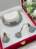 Load image into Gallery viewer, Kanchan Mirrror Necklace Set
