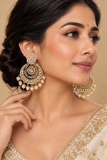 Load image into Gallery viewer, Golden Mirror Earring