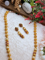 Load image into Gallery viewer, Nirma Antique gold wear Platted Mala