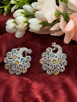 Load image into Gallery viewer, Morni Peacock Studs
