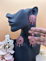 Load image into Gallery viewer, Swara American Diamond Tikka Set