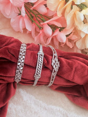 Silver AD Openable bracelets