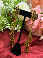 Load image into Gallery viewer, Oxidized Dangly Earrings