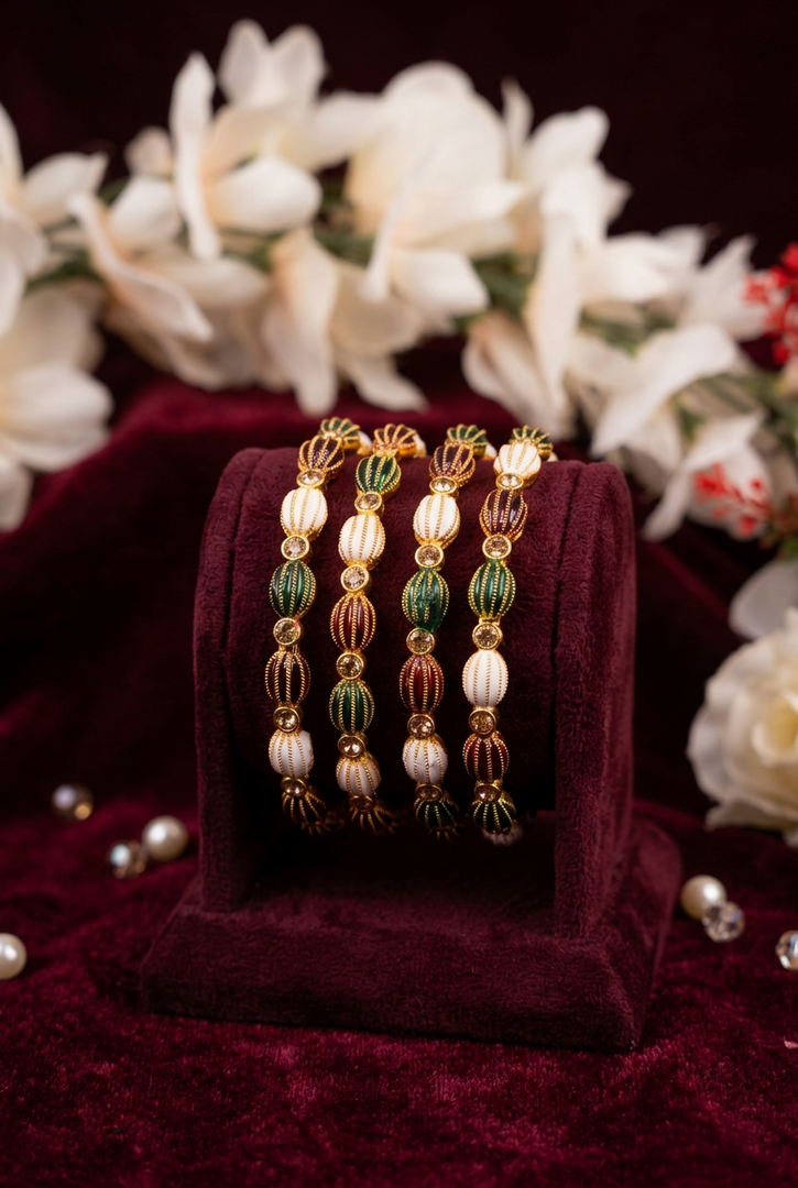 Nihira Multi Color Indian Bangles