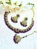 Load image into Gallery viewer, Sophi Polki Necklace Set
