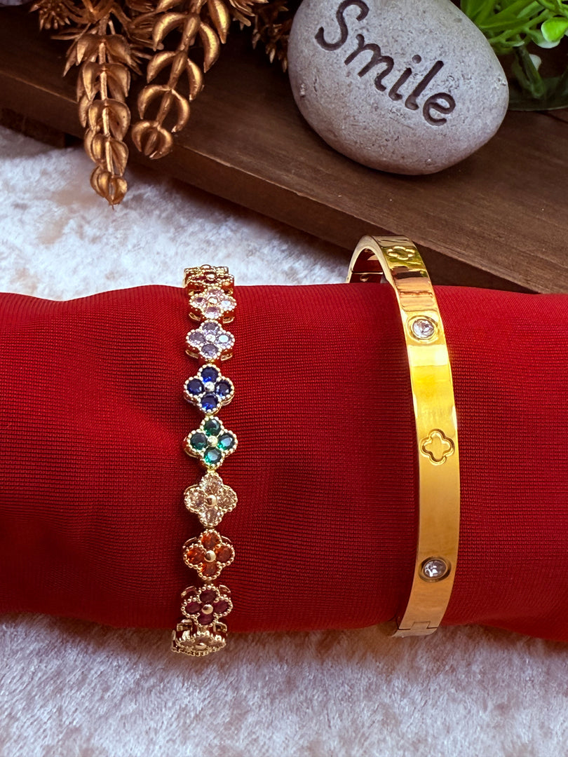 High quality Stainless Steel clover 🍀  Bracelets (Anti Tarnish)