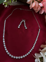 Load image into Gallery viewer, Sparkling Cubic Zirconium necklace set
