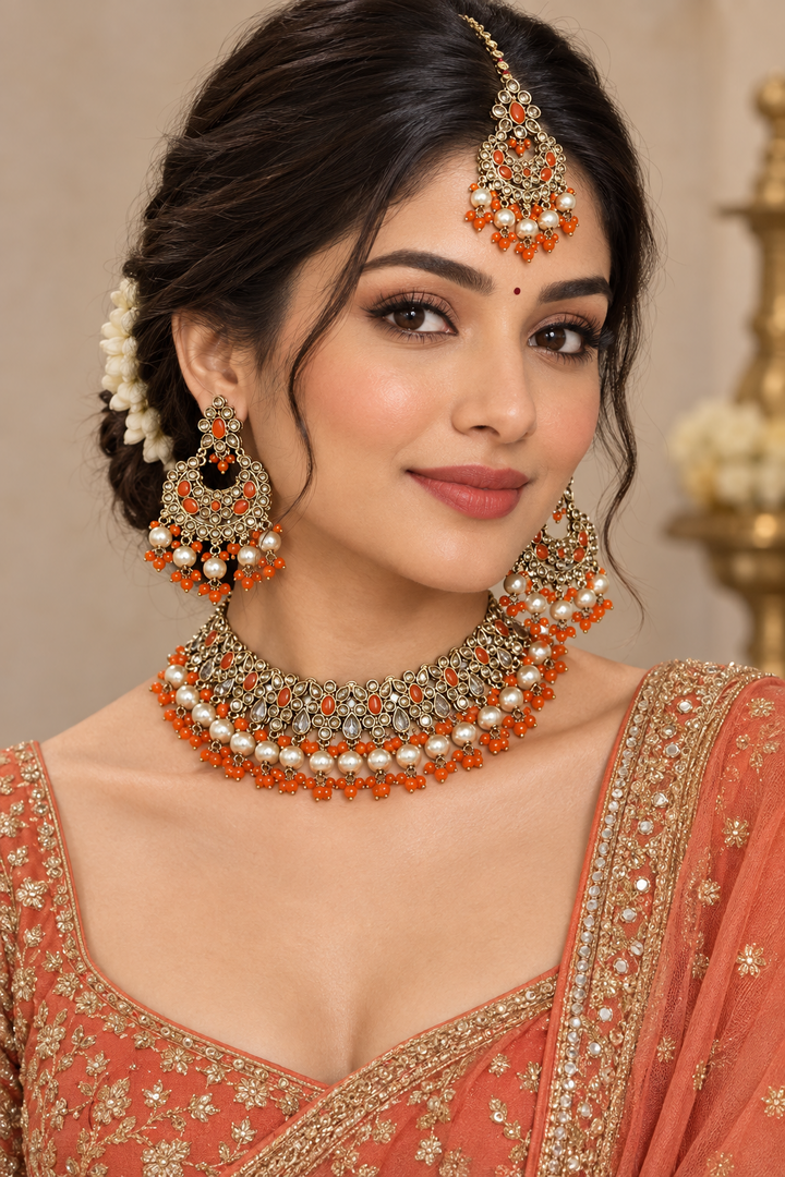 Ishita Polki Indian Choker Set