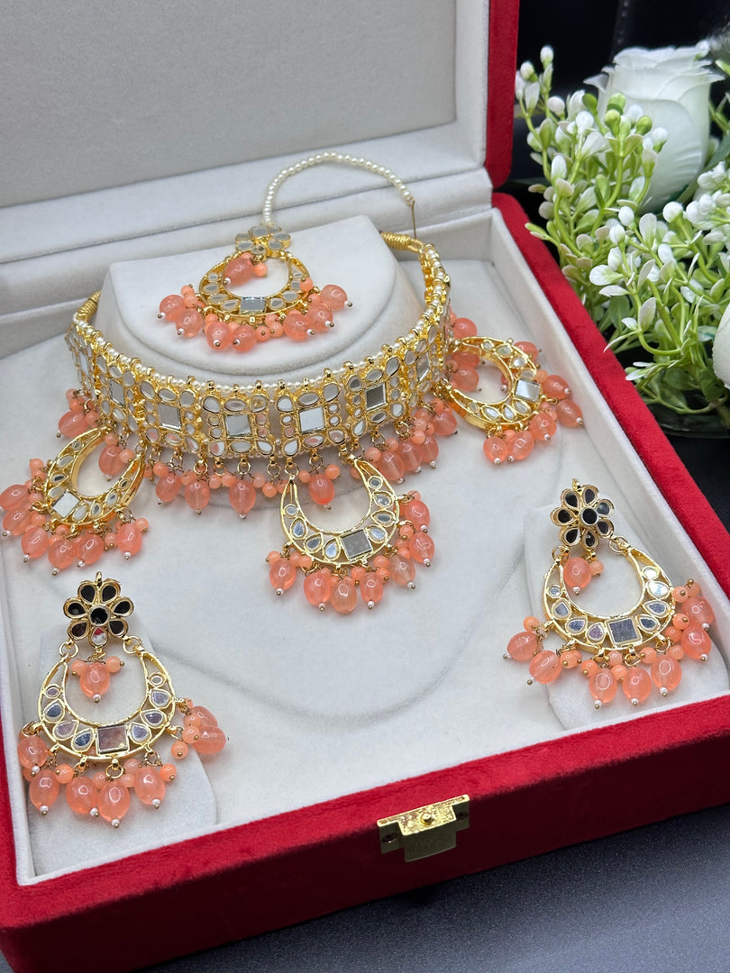 Pakis Trending Mirror Choker Set