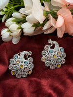 Load image into Gallery viewer, Morni Peacock Studs
