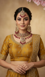 Load image into Gallery viewer, मिर्ज़ा पोल्की इंडियन चोकर सेट