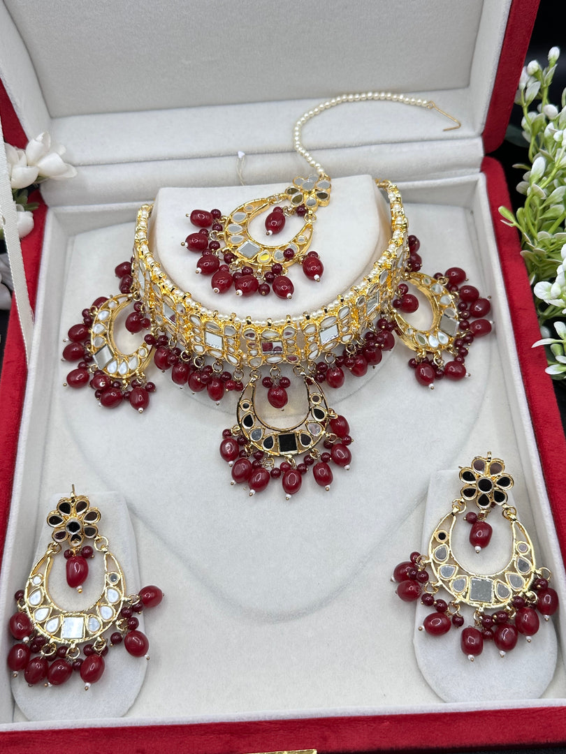 Pakis Trending Mirror Choker Set