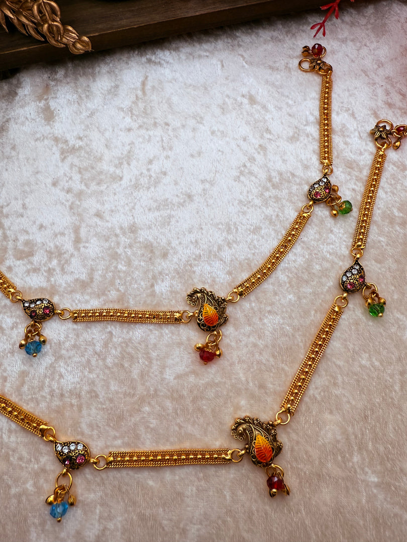 गोल्ड प्लेटेड पायल