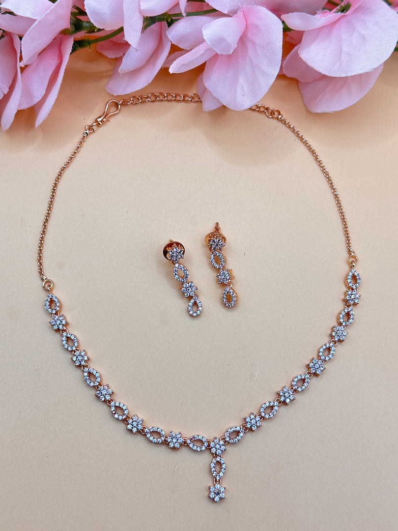 Marian American Diamond Necklace set