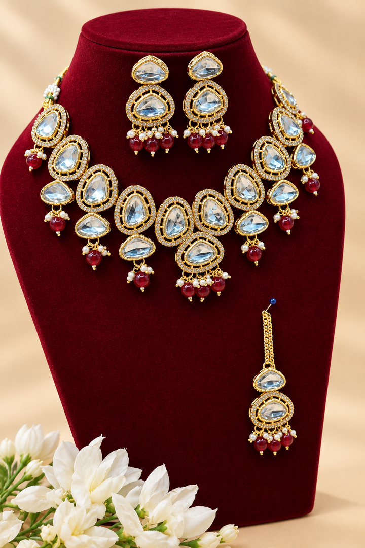 Prerna Kundan Necklace Set