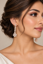 Load image into Gallery viewer, Rosegold AD earring