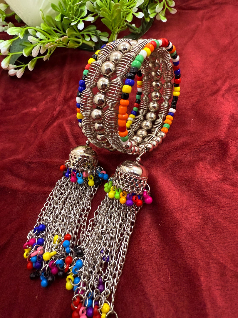 Stretchable Oxidised Bangles