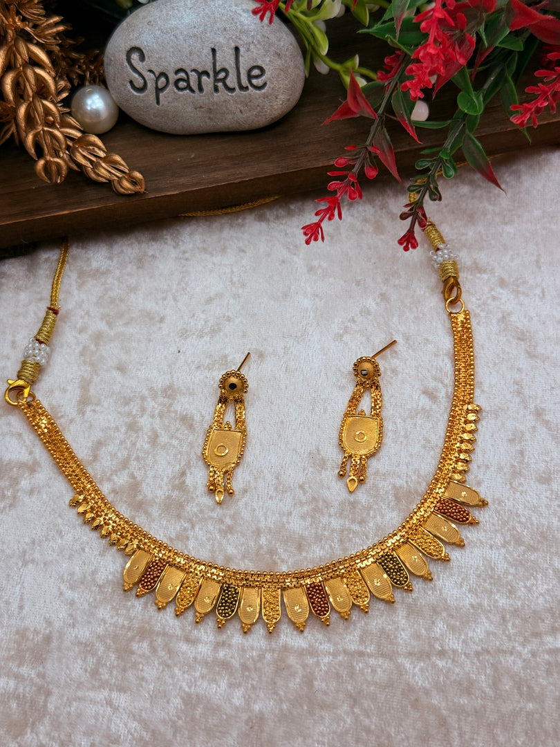 Farida Golden Necklace Sets