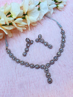 Load image into Gallery viewer, Ad Asiana Necklace set In Rose Gold
