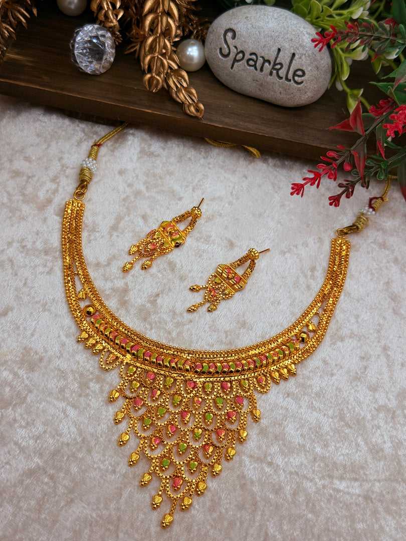 Farida Golden Necklace Sets