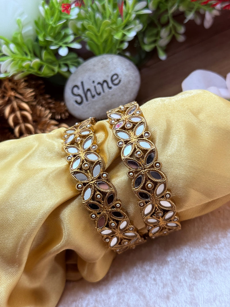 Mirza Golden Tone Mirror kada