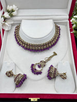 Load image into Gallery viewer, Adhuna Polki Choker Set
