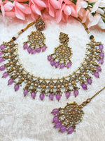 Load image into Gallery viewer, Nilima Polki Choker Set
