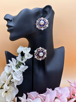 Load image into Gallery viewer, American Diamond Studs Earring
