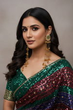 Load image into Gallery viewer, Kashmiri long earring