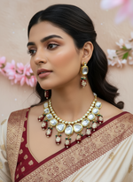 Load image into Gallery viewer, काव्यास कुंदन भारतीय चोकर सेट