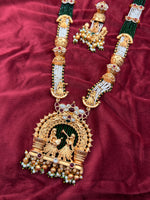 Load image into Gallery viewer, Rajwadi Gold plated Necklace with earrings