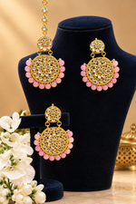 Load image into Gallery viewer, Suhani baby pink Tikka set