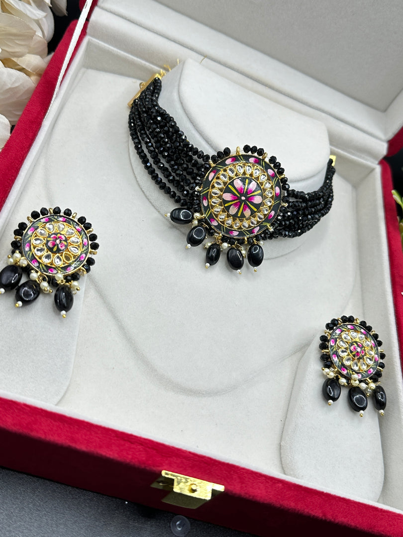 Meenakari Indian Choker Set