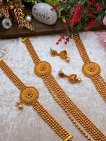 Load image into Gallery viewer, Sarswati Mala choker Combo Set
