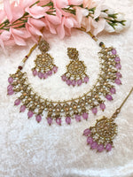 Load image into Gallery viewer, Nilima Polki Choker Set
