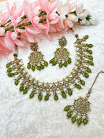 Load image into Gallery viewer, Nilima Polki Choker Set
