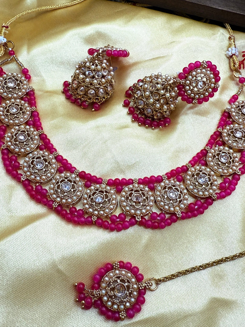 Vidhi Simply Beautiful Polki Choker Set