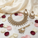 Load image into Gallery viewer, Deepika Grey Beauty Polki Choker Set