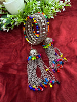 Load image into Gallery viewer, Stretchable Oxidised Bangles
