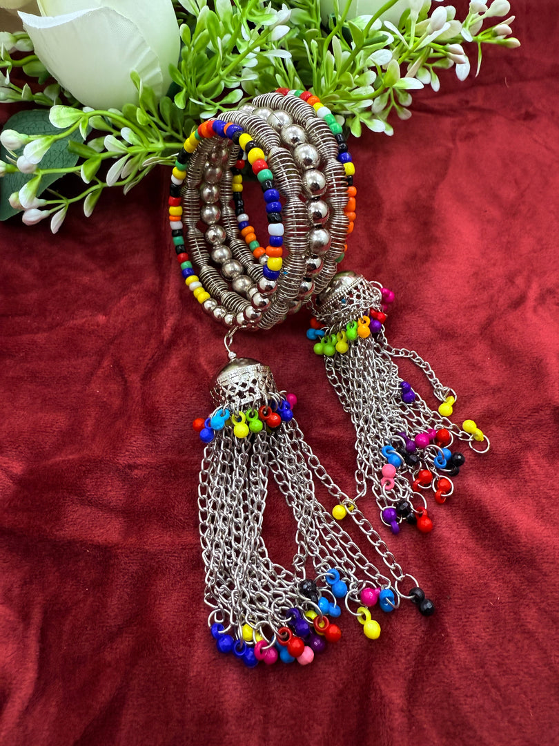 Stretchable Oxidised Bangles