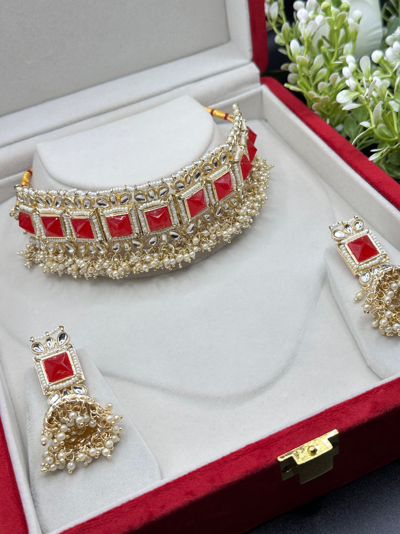 Karishma style Kundan Choker set