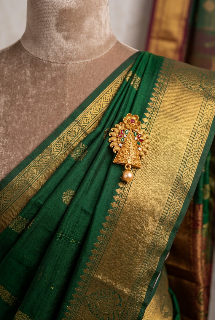 Sari or Burkha brooch