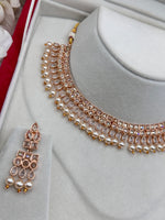 Load image into Gallery viewer, RoseGold Necklace Set
