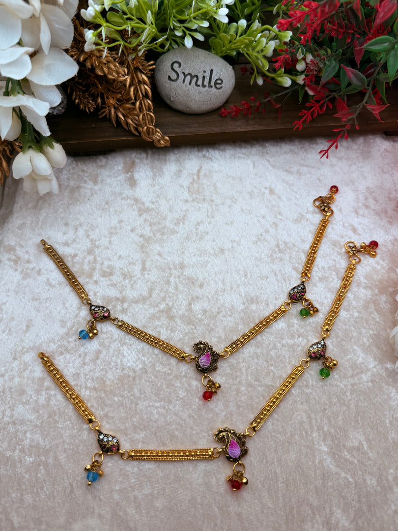 गोल्ड प्लेटेड पायल