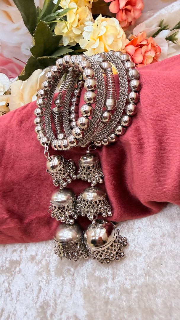 Stretchable Oxidised Bangles