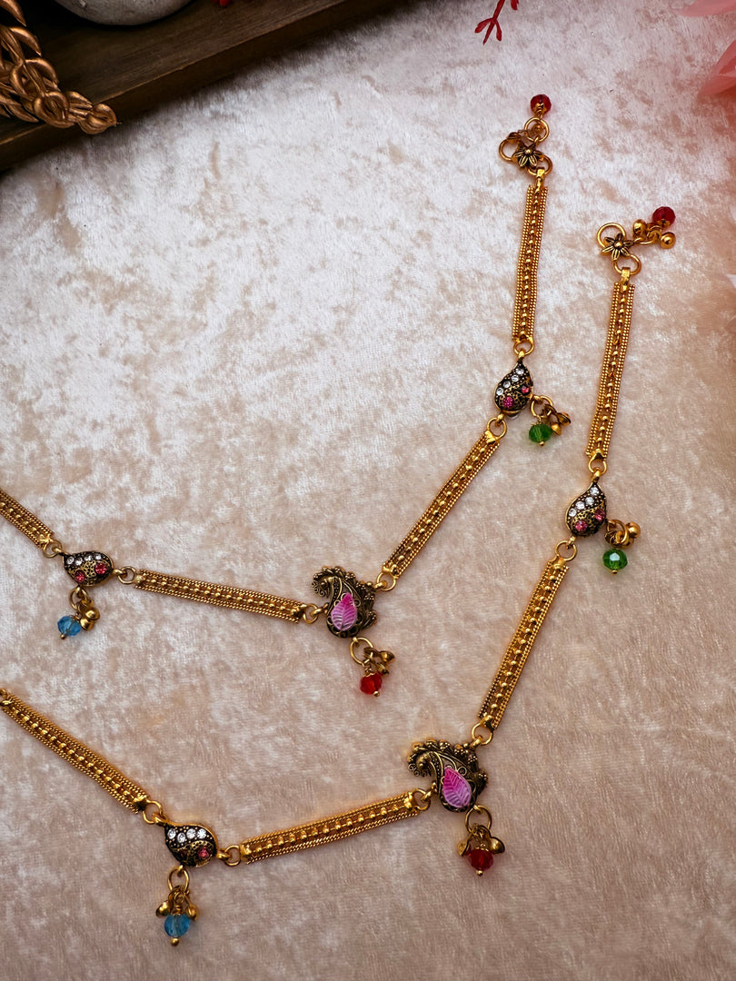 गोल्ड प्लेटेड पायल